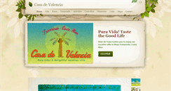 Desktop Screenshot of casadevalencia.com